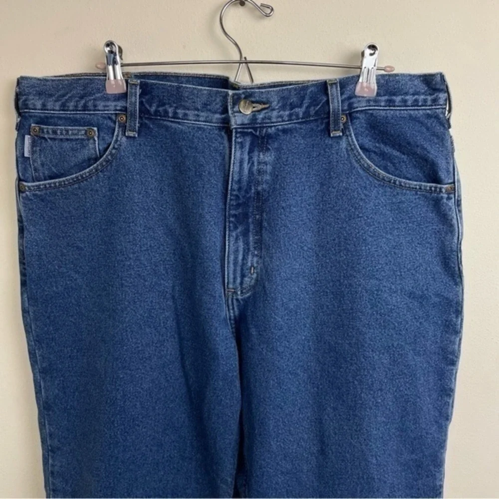 Carhartt Men's Relaxed Straight Leg Flannel Lined Jeans‎